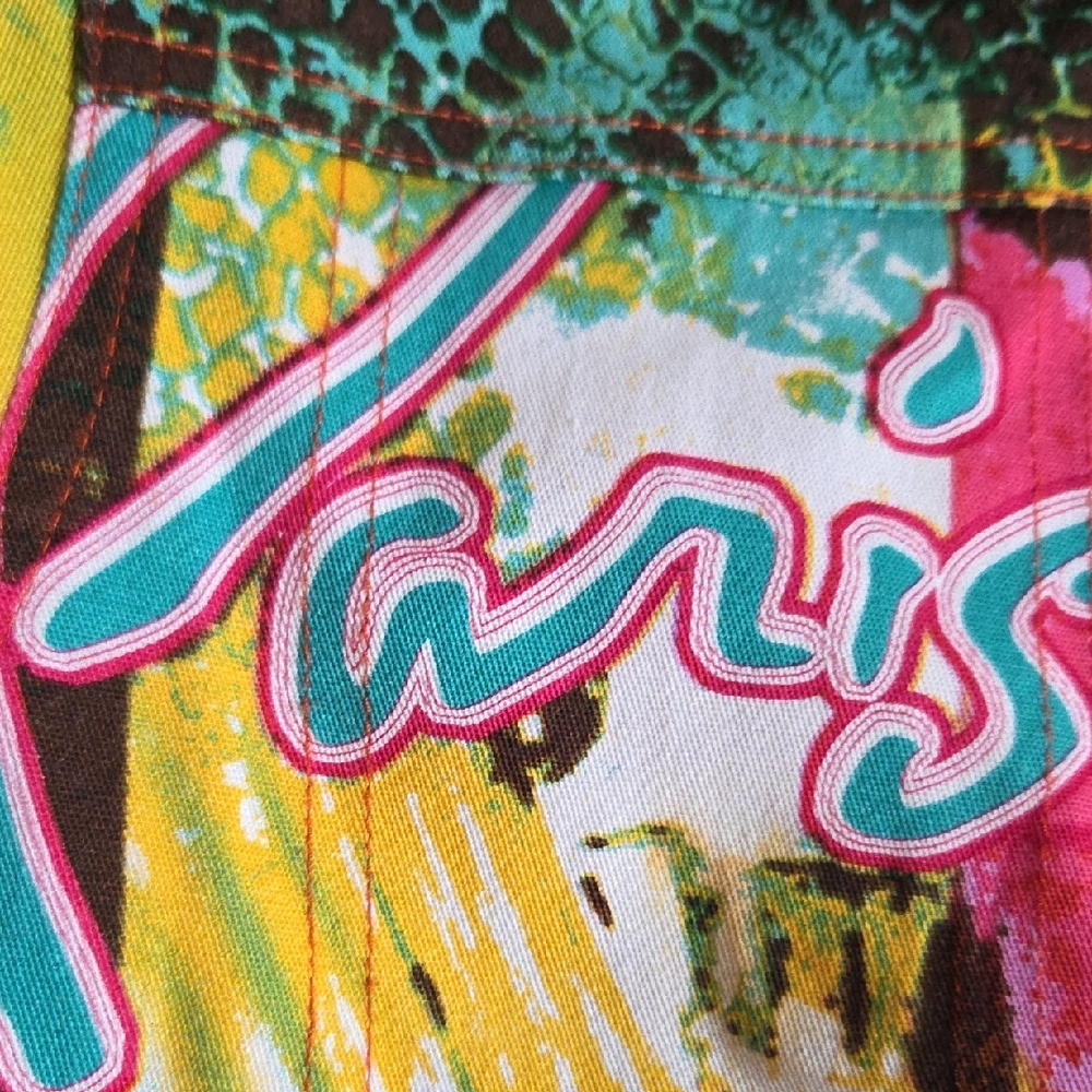 Colorful Jacket with Paris Print - Picture 5 of 7